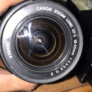 Don’t know much about cameras $45 for the vivitar flash attach and cannon lense
